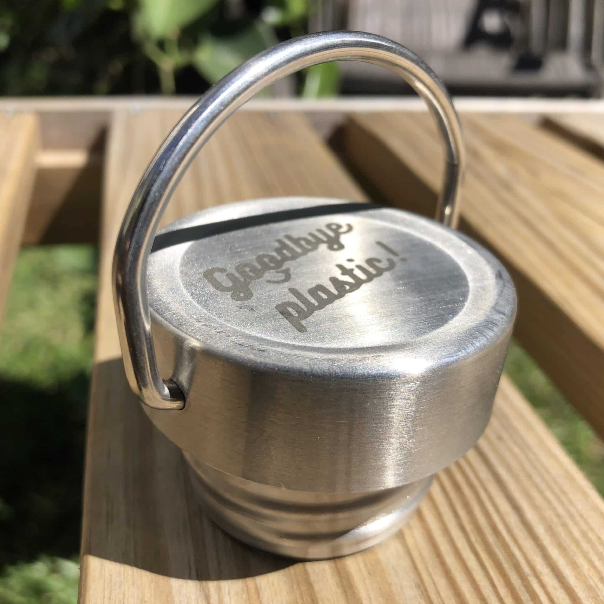 10 Bouchons Inox Pour Gourde En Verre - Couvercles Isolants Argentés, étanches, Avec Corde - Compatibles Bouteilles D'eau Portable