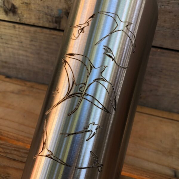 Gourde inox isotherme - Pailles en queue - par Bland' – Image 2