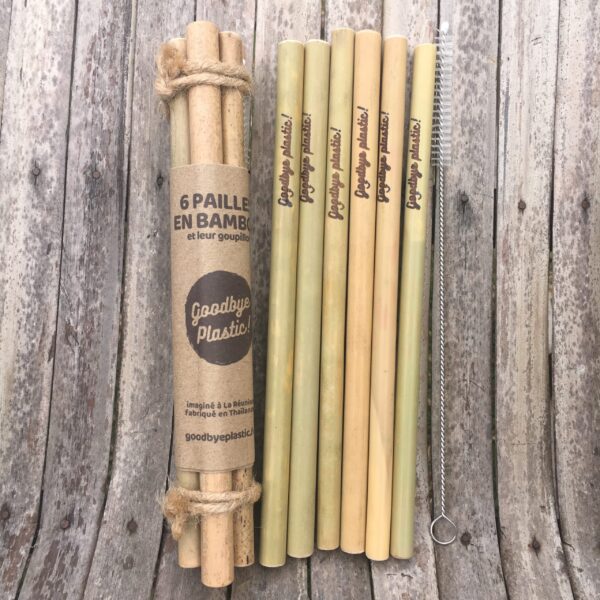 Paille en bambou - 19cm