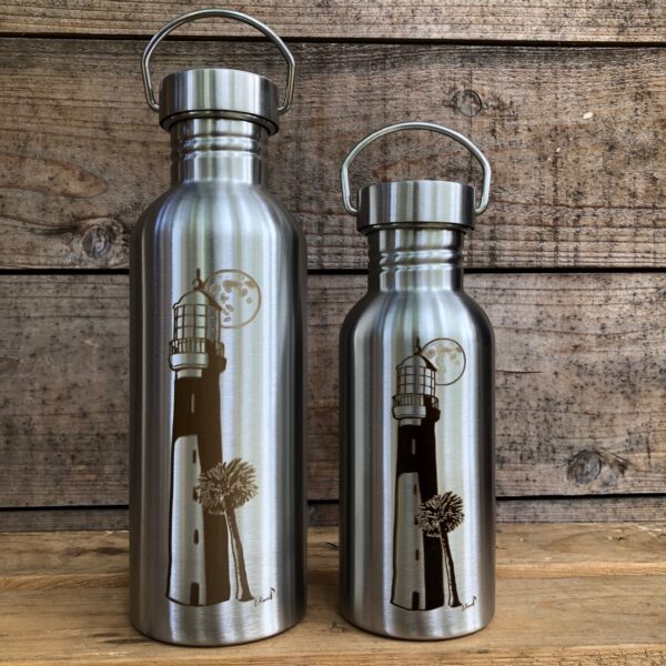 Gourde inox - Phare de Bel-Air par Bland'