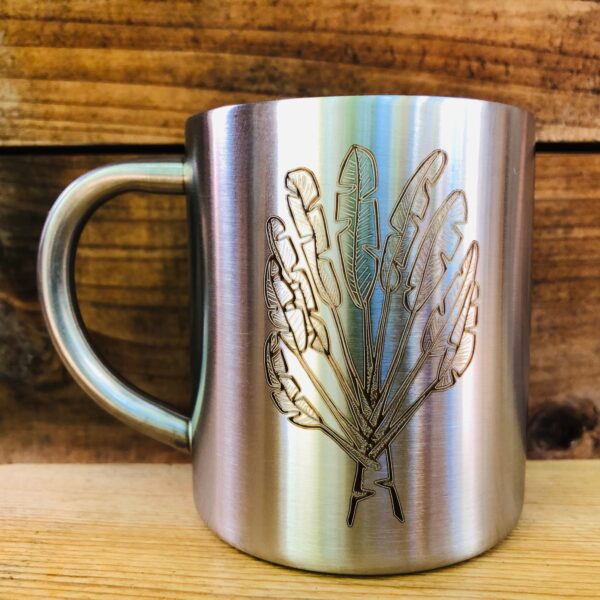 Tasse inox Collab'péi 🇷🇪 - Arbre du Voyageur de Pulcerise