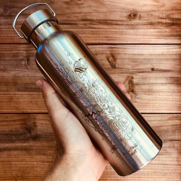 Gourde inox isotherme - La kaz lagon par Inkult – Image 2