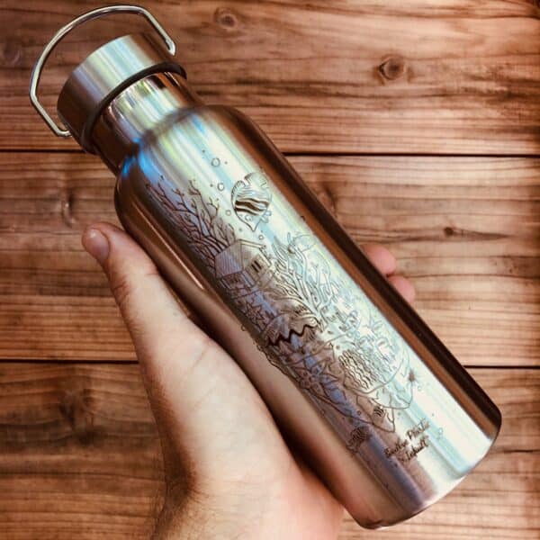 Gourde inox isotherme - La kaz lagon par Inkult – Image 4
