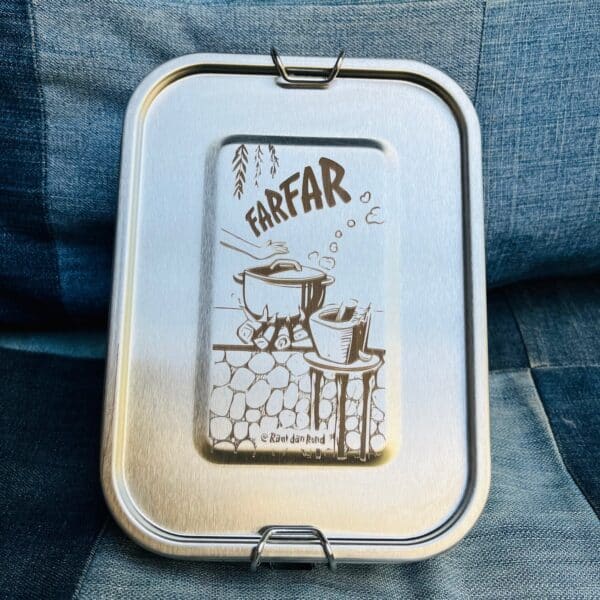 Barquette repas inox rectangulaire - FARFAR de Rant Danrond