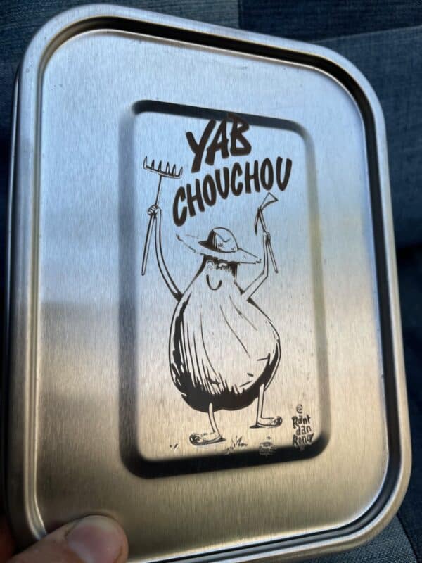 Barquette repas inox rectangulaire - YAB CHOUCHOU de Rant Danrond
