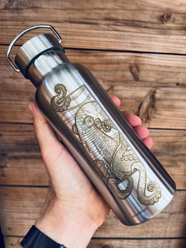 Gourde inox isotherme - le Zourite de W_ – Image 6