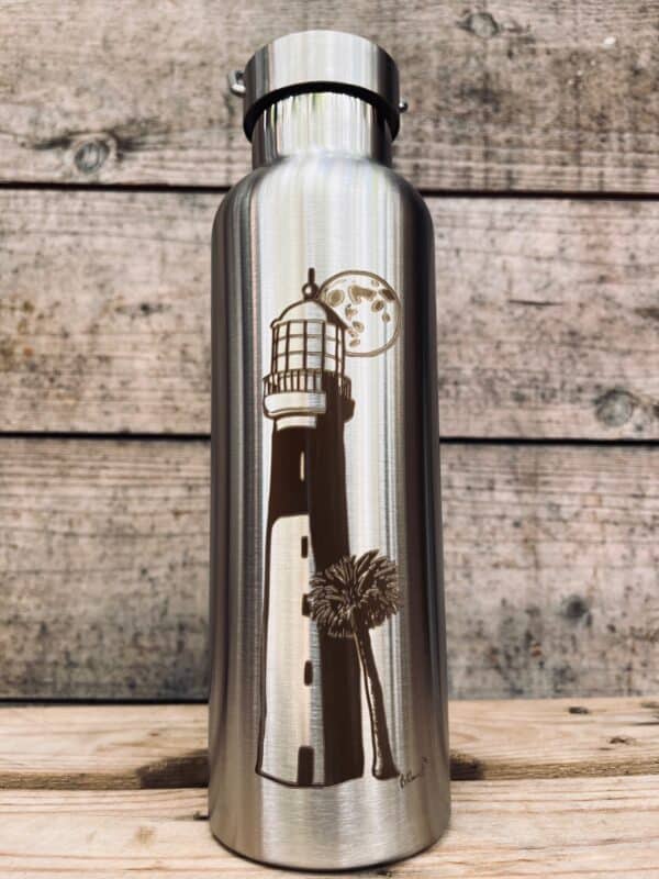 Gourde inox isotherme - Le phare de Bel-Air par Bland'