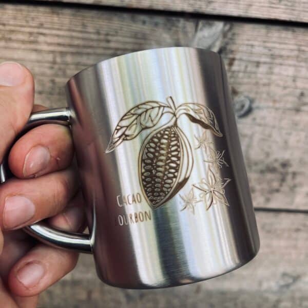Tasse inox Collab'péi 🇷🇪 - Cacao de Bourbon