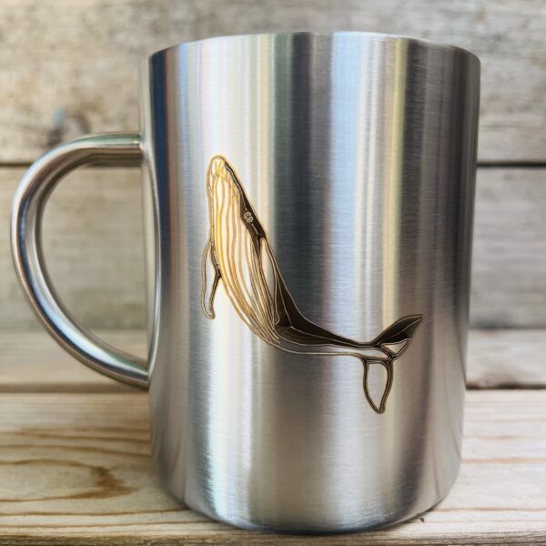 Tasse inox Collab'péi 🇷🇪 - Baleine à bosse – Image 3