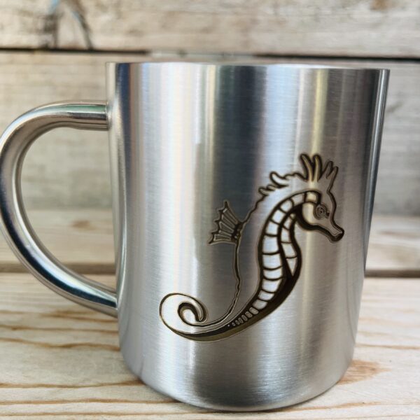 Tasse inox Collab'péi 🇷🇪 - Hippocampe | Goodbye Plastic