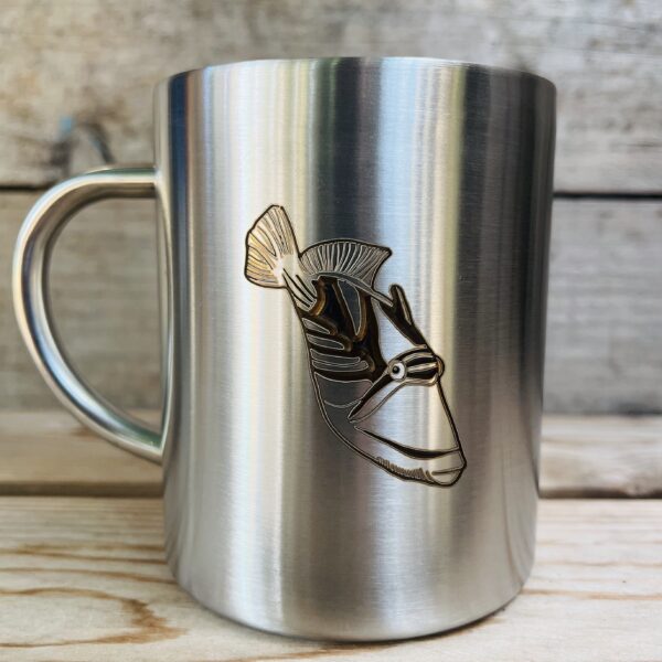 Tasse inox Collab'péi 🇷🇪 - Baliste Picasso par Bland' – Image 3