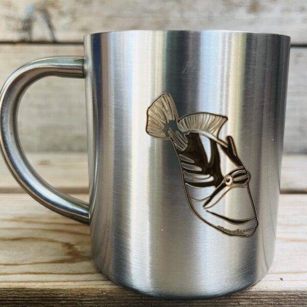 Tasse inox Collab'péi 🇷🇪 - Baliste Picasso par Bland' – Image 4