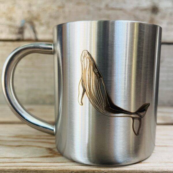 Tasse inox Collab'péi 🇷🇪 - Baleine à bosse – Image 4