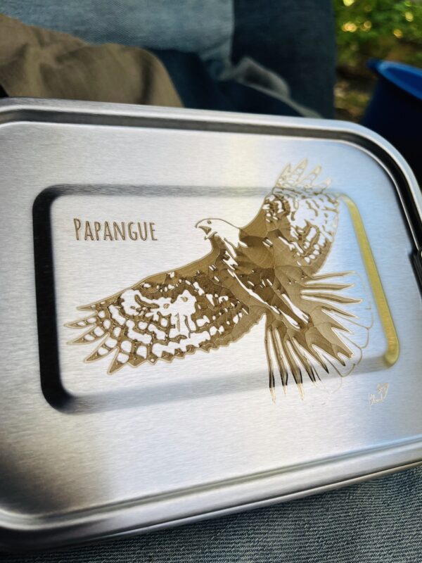 Barquette repas inox rectangulaire - Papangue par Bland' – Image 2