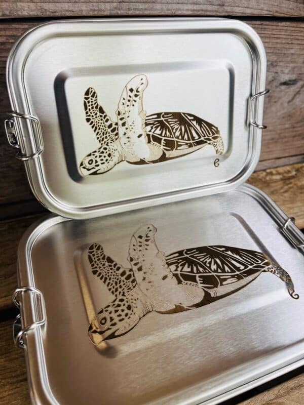 Barquette repas inox rectangulaire - La TORTUE VERTE de Pierre Gilbert – Image 2