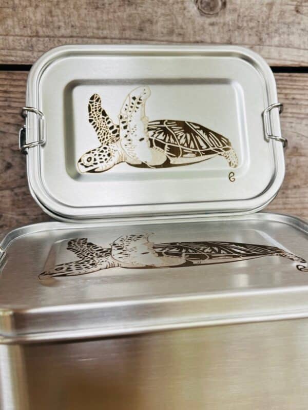 Barquette repas inox rectangulaire - La TORTUE VERTE de Pierre Gilbert – Image 3