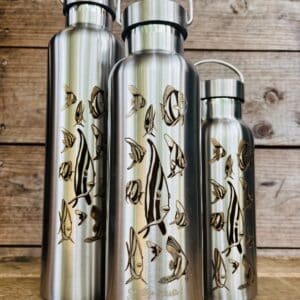Gourde inox isotherme - Les Platax par Bland'