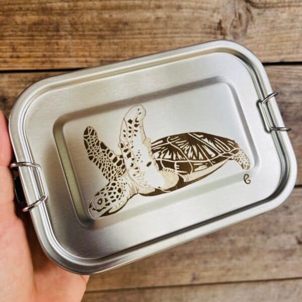Barquette repas inox rectangulaire - La TORTUE VERTE de Pierre Gilbert – Image 4