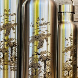 Gourde inox isotherme - Tortue par The Oscian