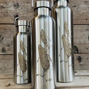Gourde inox isotherme - BALEINE & BALEINEAU par GorgOne